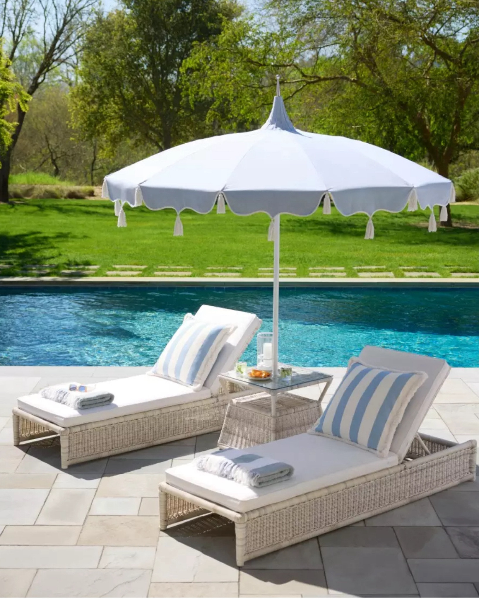 Get up to 32% off on these Serena & Lily patio items! Sale ends on 5/29!

Memorial Day sale, partition furniture, outdoor furniture, chaise lounge chair, outdoor pillows, tassel umbrella, patio umbrella, coastal decor, beach house decor, beach decor, coastal home decor, coastal decorating, coastal interiors, coastal house decor, beach style, neutral home decor, modern traditional, traditional home decor, coastal hamptons Nantucket home decor, classic, timeless, blue & white home decor, coastal grandmillennial, coastal grandmother

#LTKSaleAlert #LTKStyleTip #LTKHome