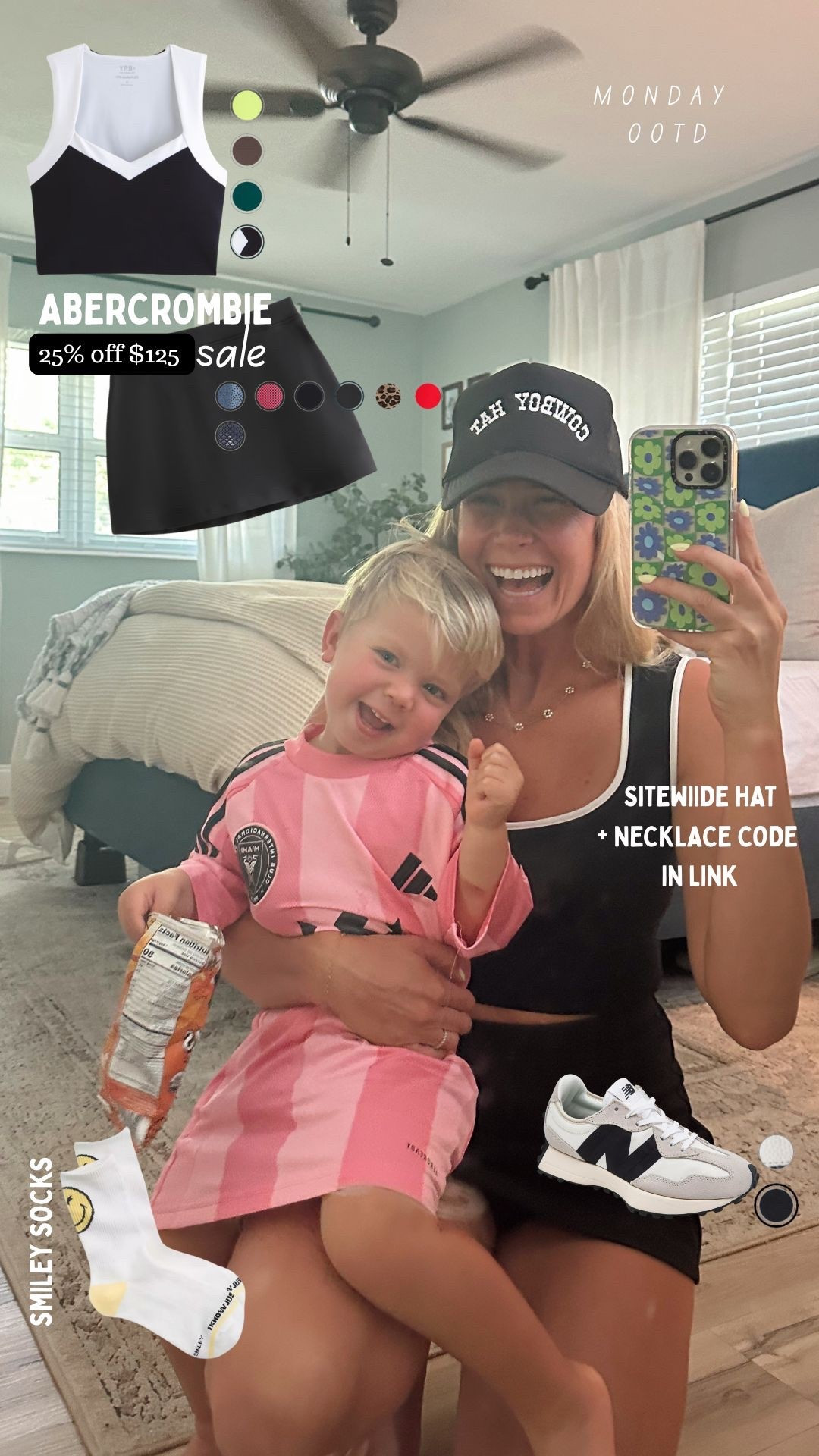 errand / school pick up ootd 〰️ abercrombie 25% off $125+ (!!!) 
🤍

hat site code: chelseascott
necklace site code: millennialmiss15

#LTKSaleAlert #LTKFindsUnder50 #LTKSeasonal