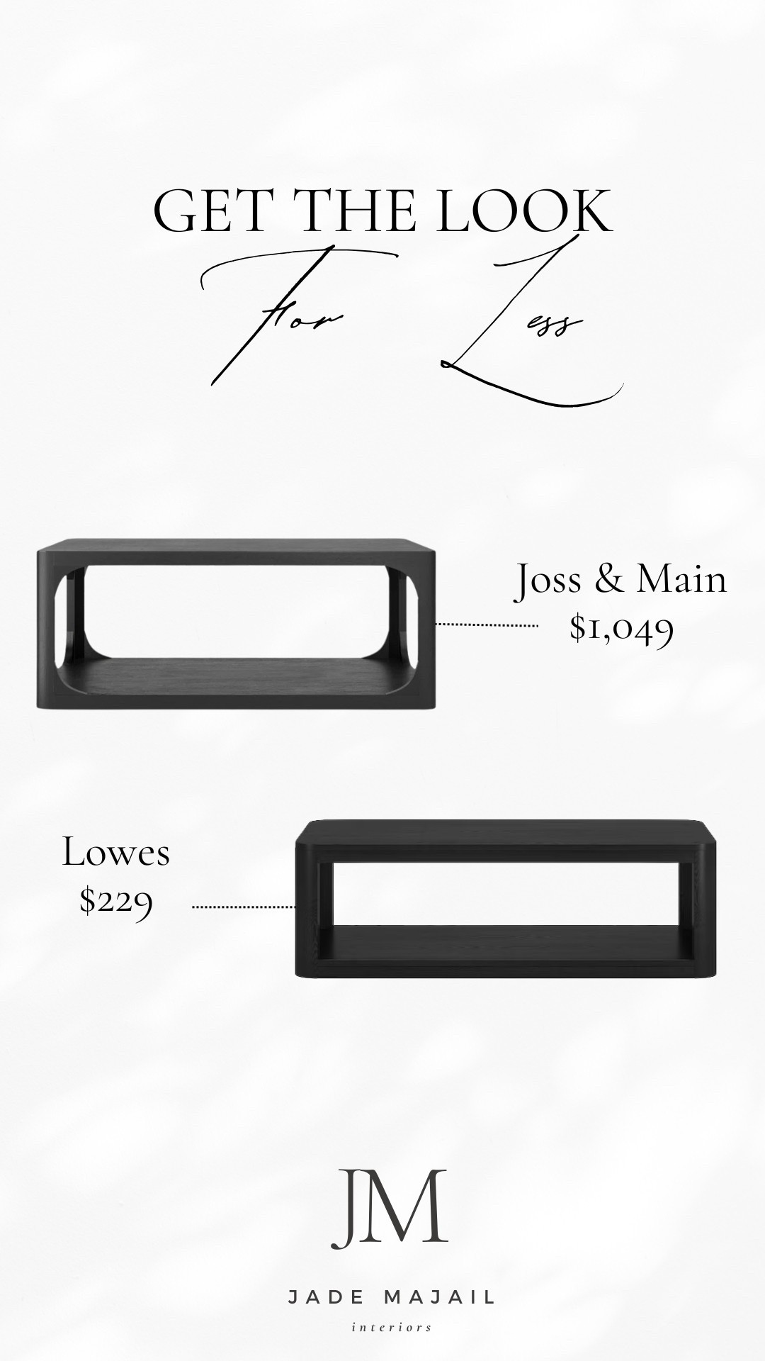 Dupe for this Joss & Main Sybil Solid Wood Coffee Table 😍

Living room furniture, home accents, home decor, black coffee table

#LTKHome