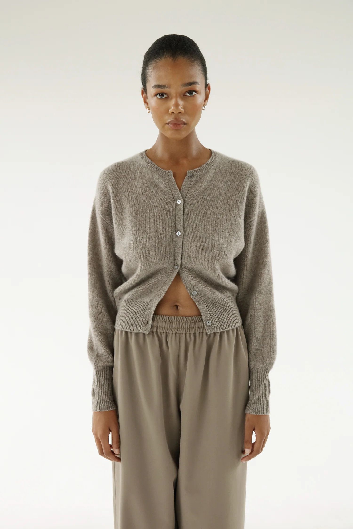 Coco Cardigan, ash | Almada Label