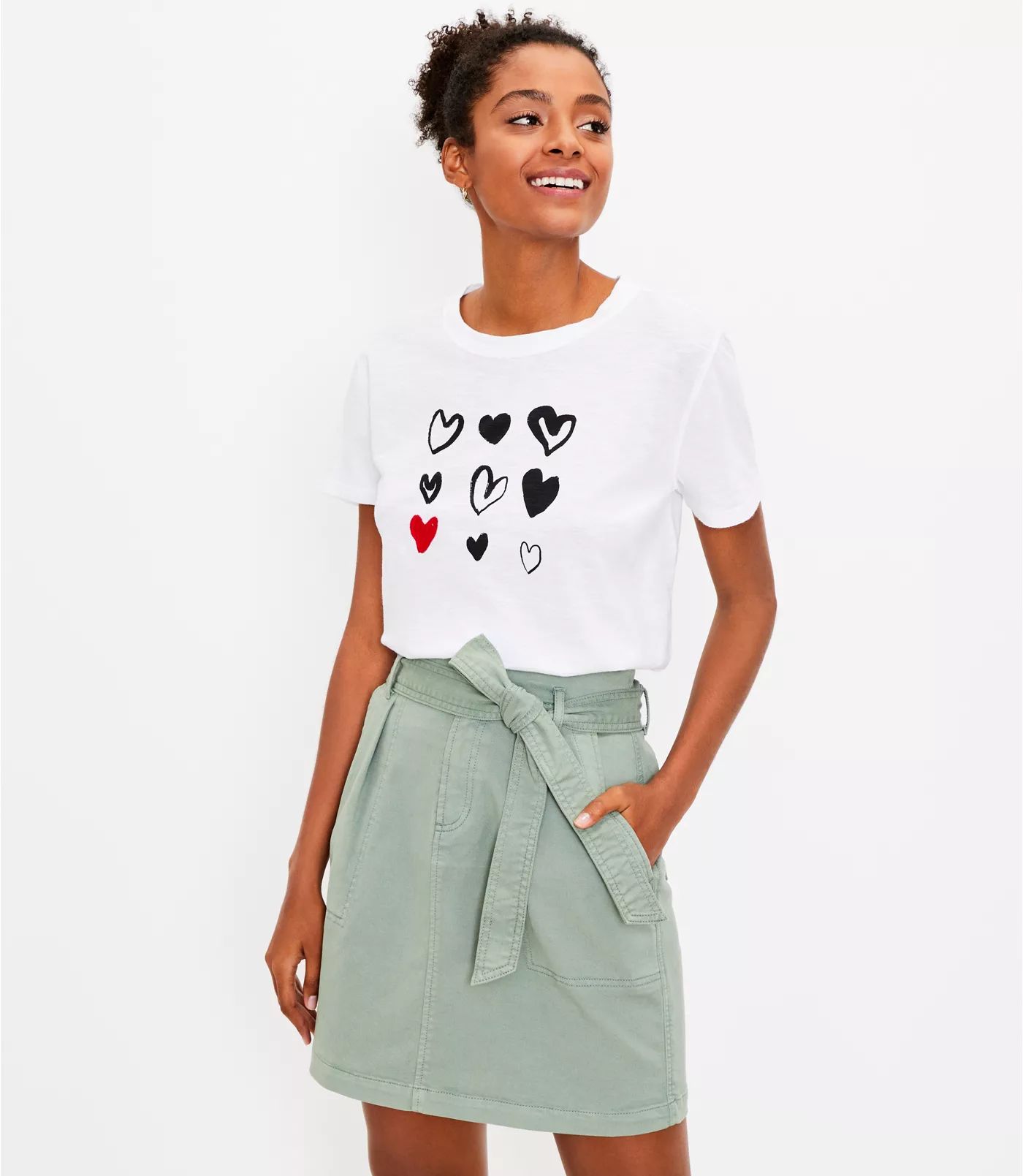 Boxed Heart Surf Tee | LOFT | LOFT