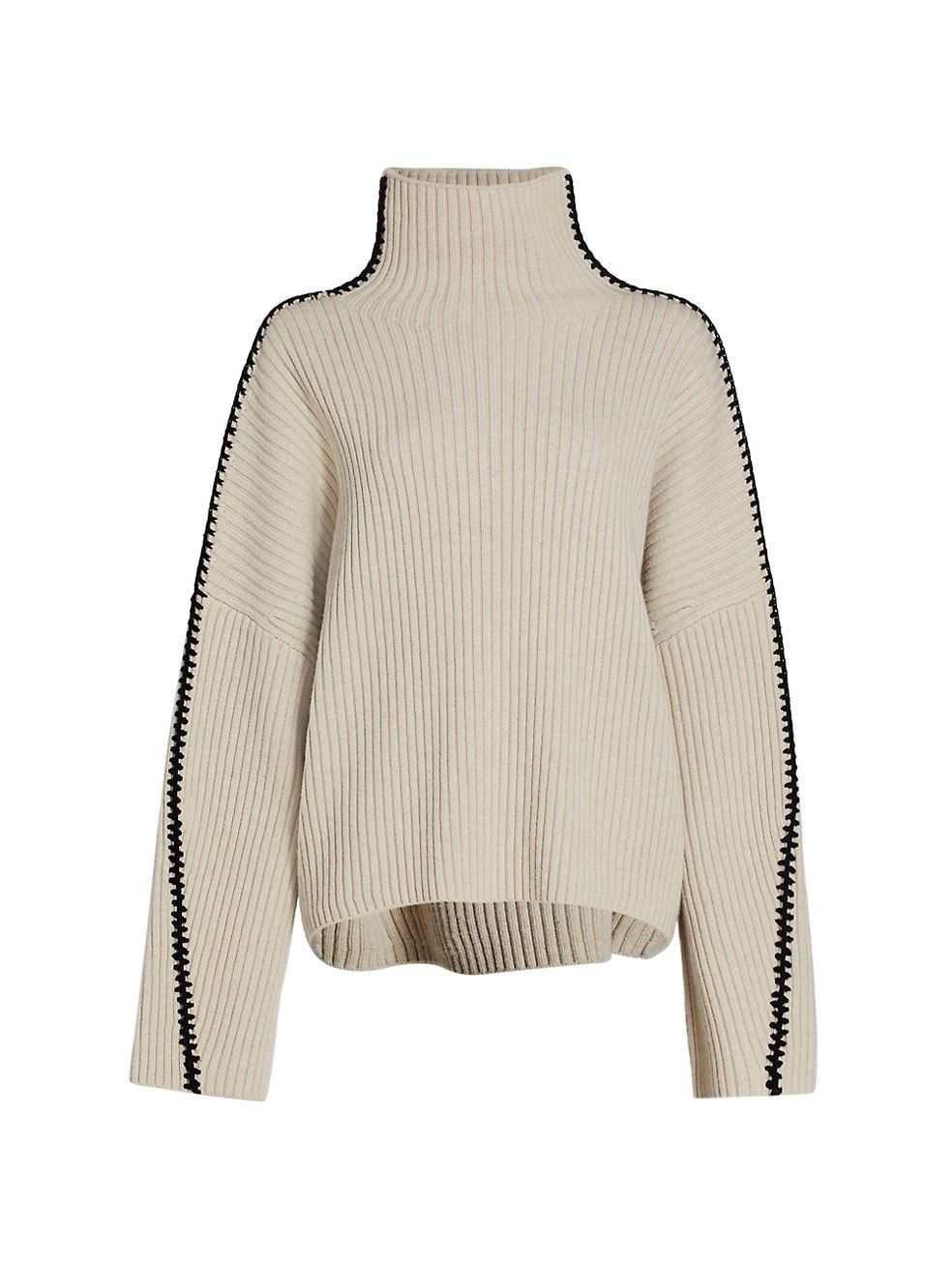 rag & bone Ingrid Stitched Turtleneck Sweater | Saks Fifth Avenue