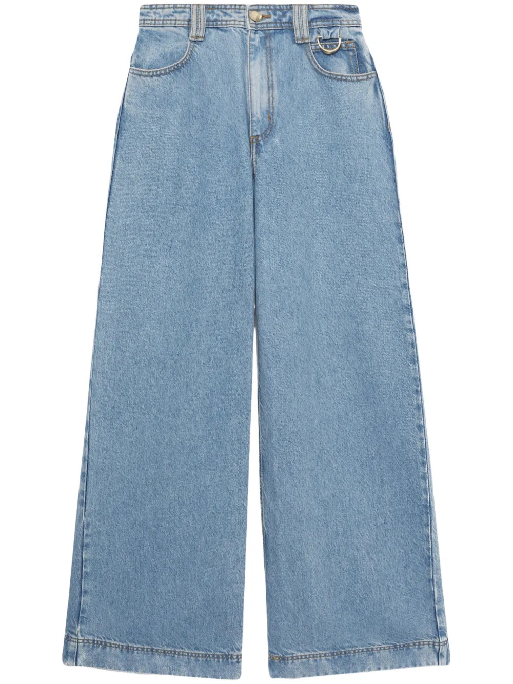 Aje x Outland wide-leg Jeans | Blue | FARFETCH | Farfetch Global