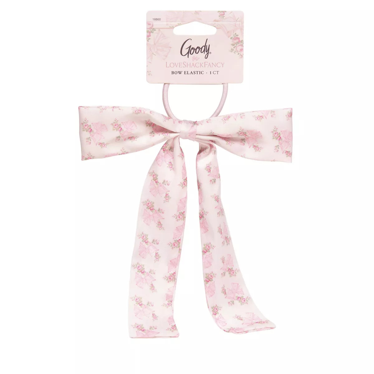 Goody x LoveShackFancy Ruffle Bow Hair Clip - Rosa Beaux | Target