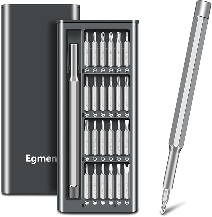 Precision Screwdriver Set, 25 in 1 Mini Magnetic Small Screwdriver Set Case for PC, Eyeglasses, C... | Amazon (US)
