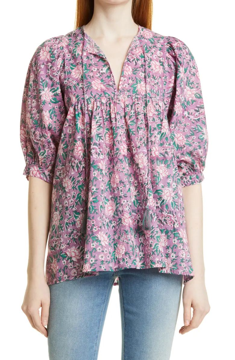 Thalia Puff Sleeve Top | Nordstrom