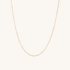 14k Gold Thin Necklace Chain | Mejuri | Mejuri (Global)
