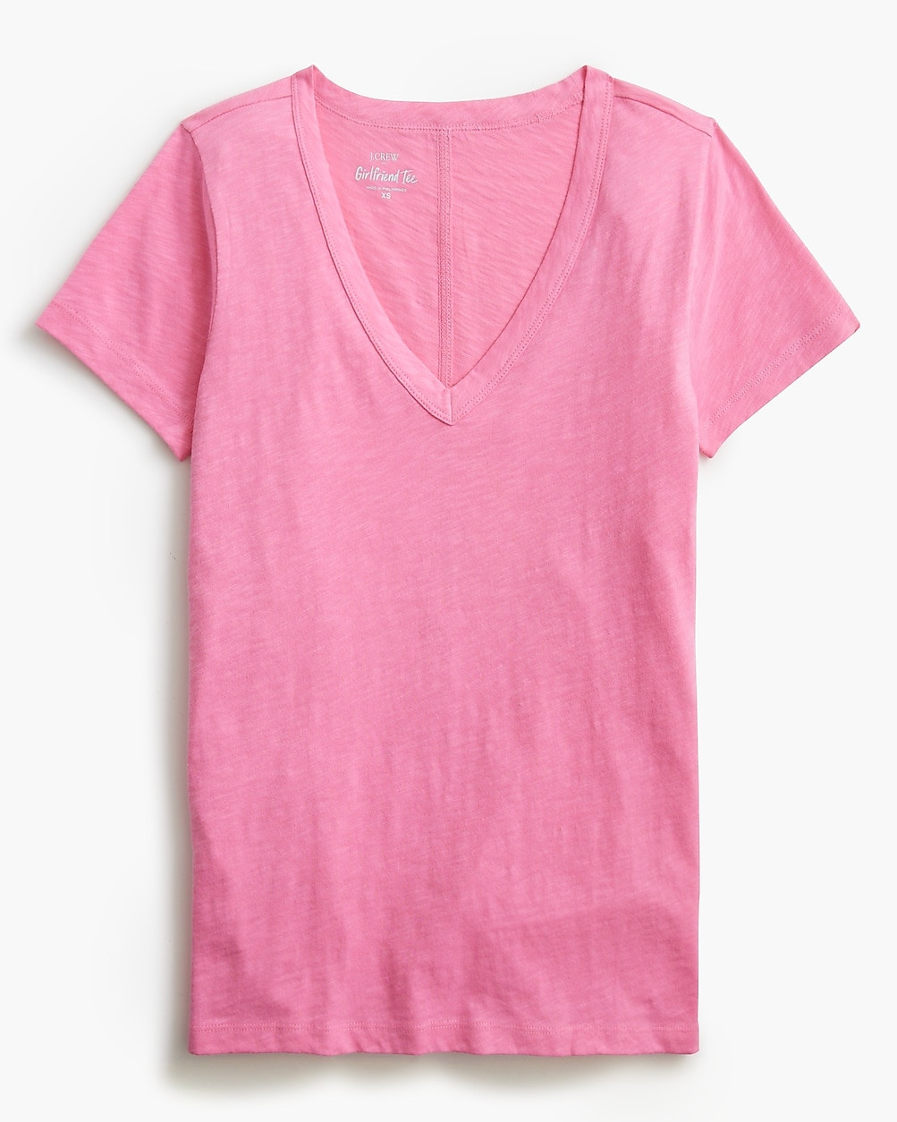 Short-sleeve V-neck girlfriend tee | J.Crew Factory