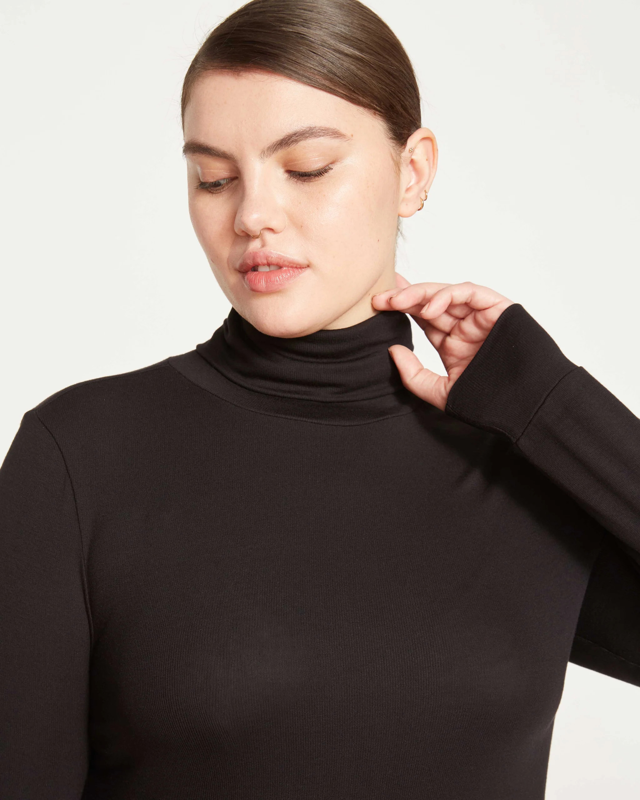 Foundation TurtleneckBlack$744 interest-free payments of $19 with Affirm178 reviews | Universal Standard