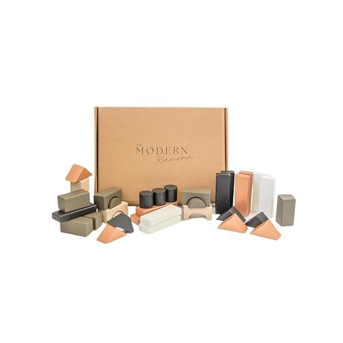 Wooden Building Blocks for Toddlers - Kids Stacking Blocks | 46 Pieces Wooden Blocks | Assorted Shapes Toddler Blocks | Toddler Building Blocks | Wood Blocks for Kids | Wooden blocks for toddlers 1-3 | Amazon (US)