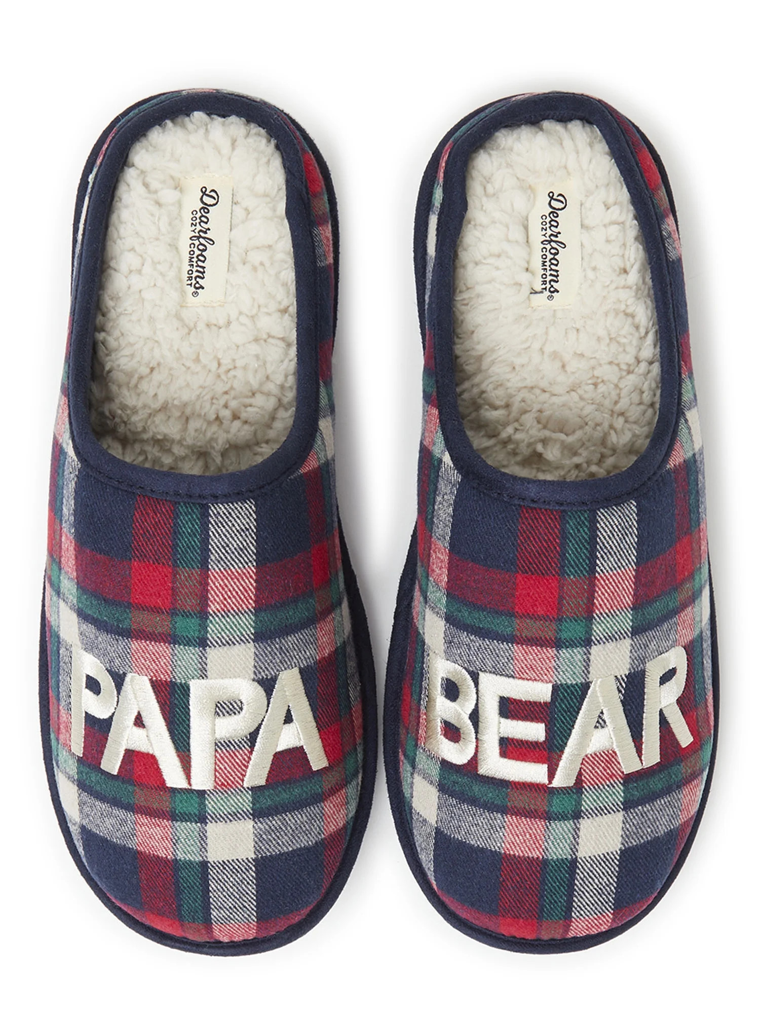 Dearfoams Cozy Comfort Men's Papa Bear Clog Slippers | Walmart (US)