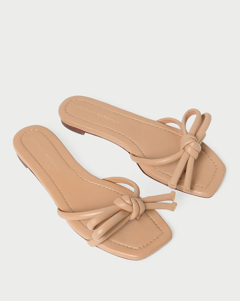 Hadley Natural Bow Sandal | Loeffler Randall