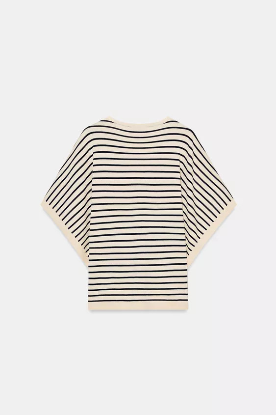 WIDE SLEEVE KNIT TOP | Zara US