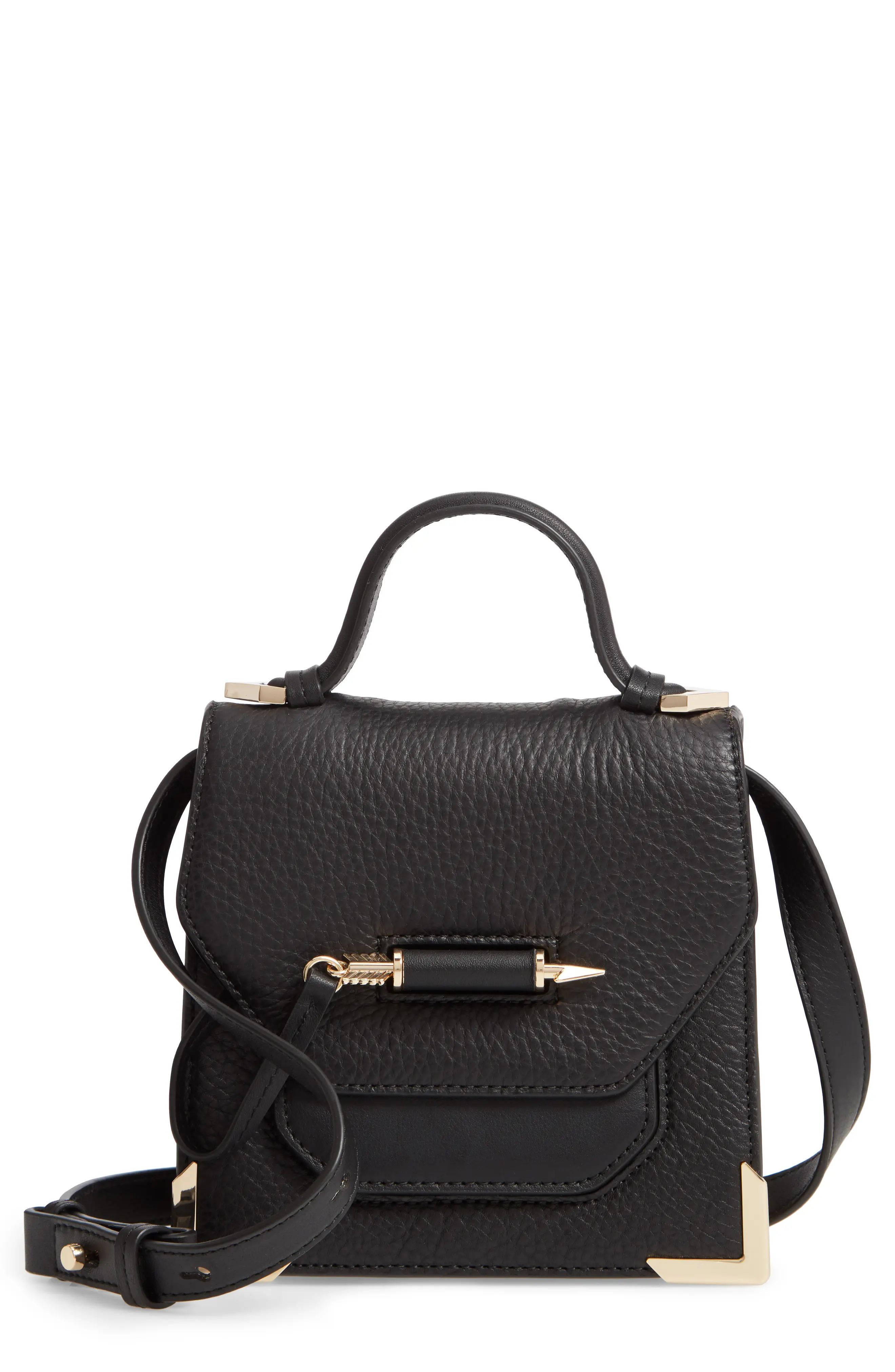 Mackage Mini Rubie Leather Shoulder Bag - Black | Nordstrom