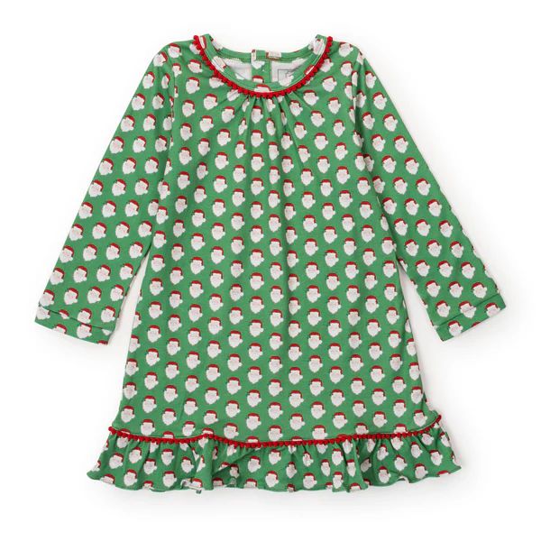 Carlin Girls' Pima Cotton Dress - Hey Santa | Lila and Hayes