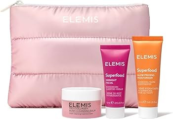 ELEMIS Way to Glow Exclusive Skincare Kit($70 Value) - Travel Set with Travel-Size Rose Cleansing... | Amazon (US)