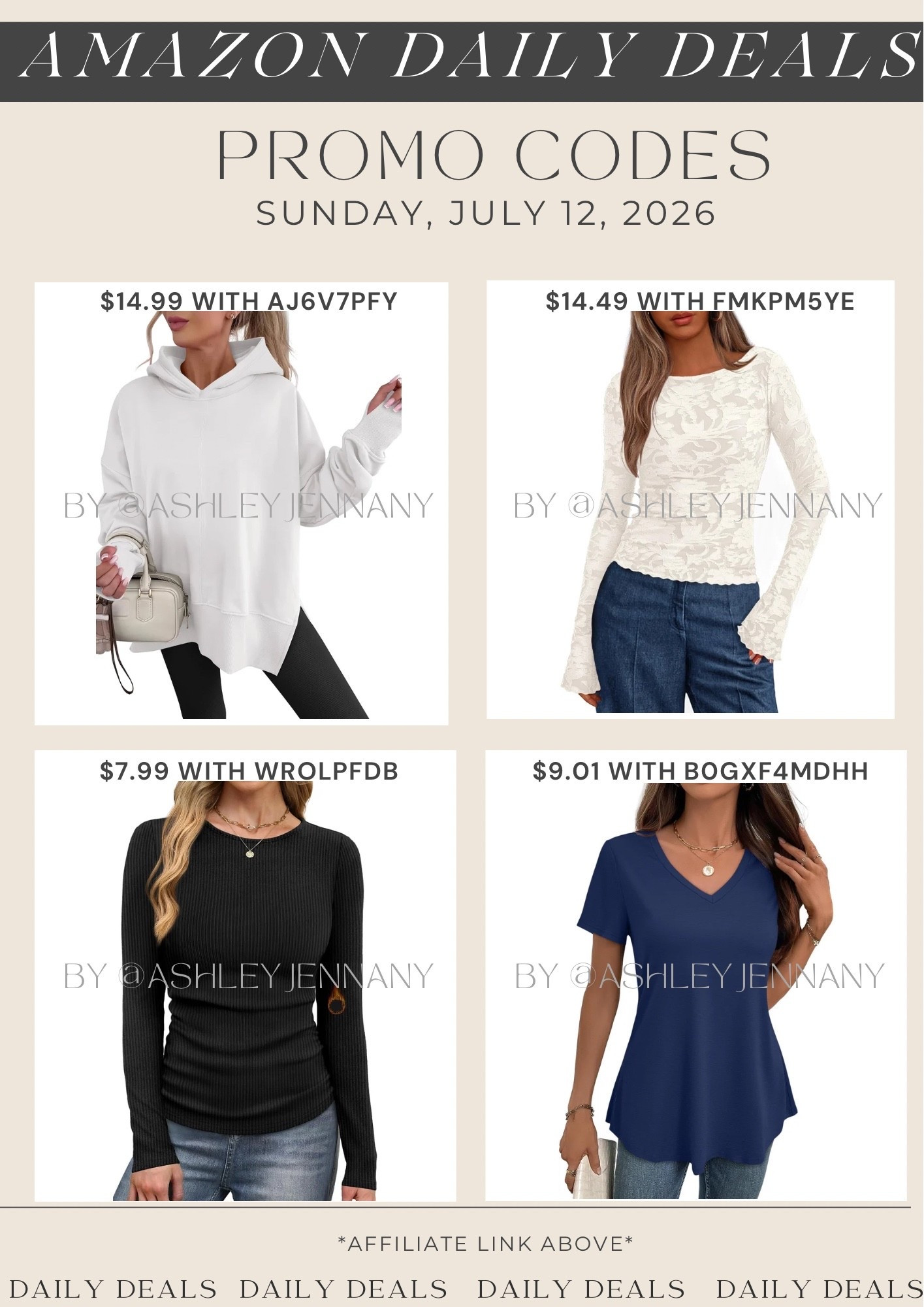 Amazon deals

#LTKSaleAlert #LTKMidsize #LTKootd