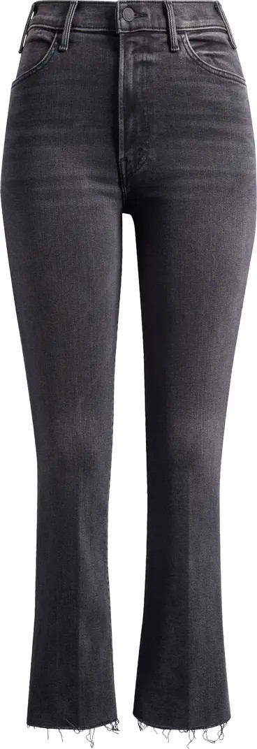 The Hustler High Waist Fray Hem Ankle Bootcut Jeans | Nordstrom