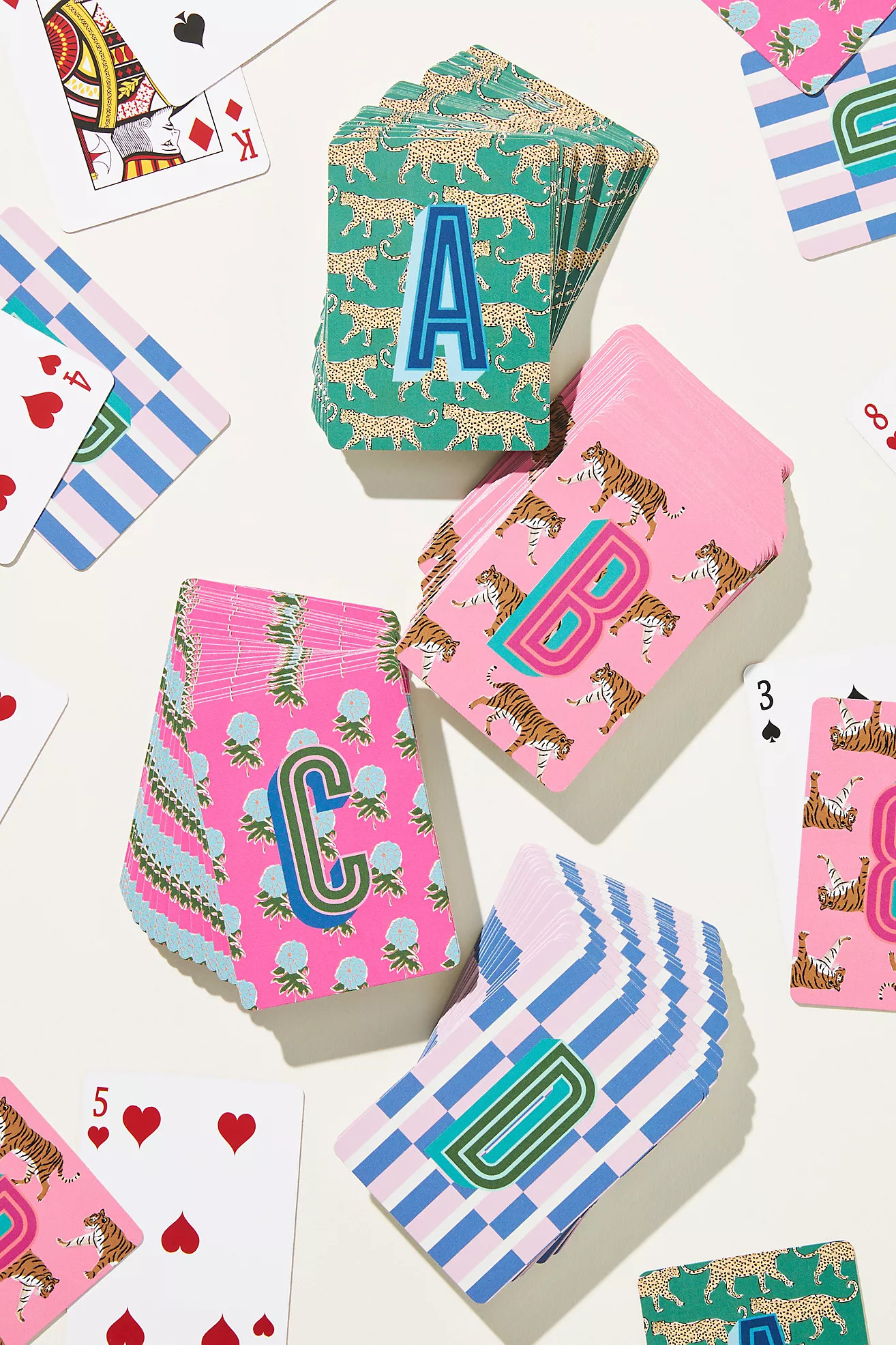 Clairebella Maya Monogrammed Playing Cards | Anthropologie (US)
