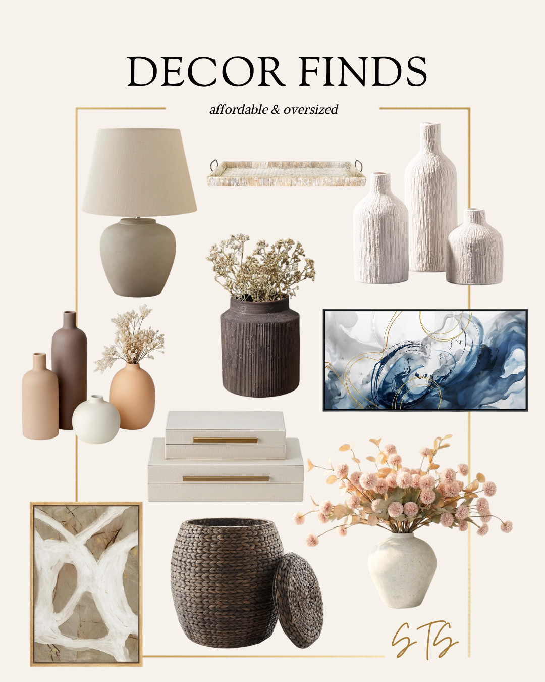 These oversized and affordable Amazon finds prove you can create a statement space without breaking the bank. From bold decor pieces to layered textures, every item adds personality, warmth, and style to your home 🖤

Time to make your space feel curated and luxe, without the designer price tag.

#AmazonHomeFinds #AffordableDecor #OversizedDecor #StatementPieces #HomeInspo #CozyLuxury #AmazonMustHaves #InteriorStyling #DecorGoals #BudgetFriendlyHome 

 #LTKHome