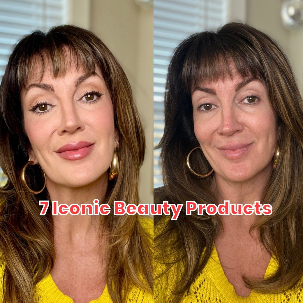 Wearing 7 of the most ICONIC beauty products in the last 5 years! All are worth a try! // shades I’m wearing in each : powder - translucent, blush - cheeky , foundation - 4.5 , concealer - 2.5, lipstick - black honey 

#LTKOver40 #LTKBeauty #LTKgrwm