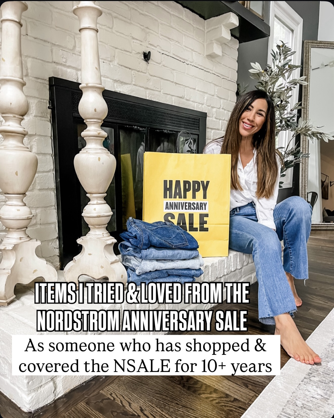 I came. I saw. I conquered. Sort of. Only showing you what I truly loved from the 2025 Nordstrom Anniversary Sale. I touched all the fabrics. Tried on all the shoes. These NSALE items passed my test for quality and comfort. Full honest try on going up in my stories shortly! 

Jeans 25. Pistola jeans 26. V neck sweater Xs. Free people pants small. Suede jacket 4. Everything else small. Shoes TTS. 

Nordstrom sale, Nordstrom anniversary sale,  nsale 

#LTKFindsUnder50 #LTKSaleAlert #LTKFindsUnder100