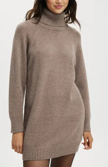 Cotton On Lux Roll Neck Knit Mini Dress | Nordstrom | Nordstrom