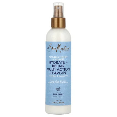 SheaMoisture, Hydrate + Repair Multi-Action Leave-In, Manuka Honey & Yogurt, 8 fl oz (237 ml) | iHerb