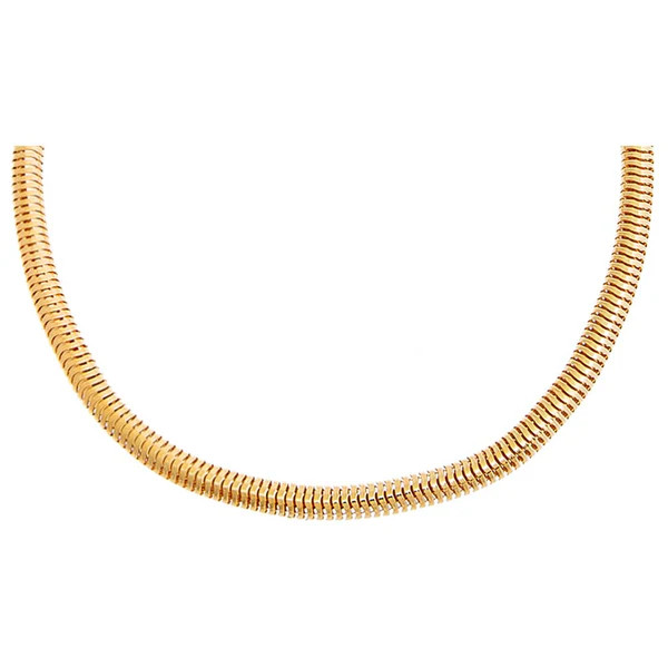 Vintage Chunky Snake Chain Necklace | Adina Eden