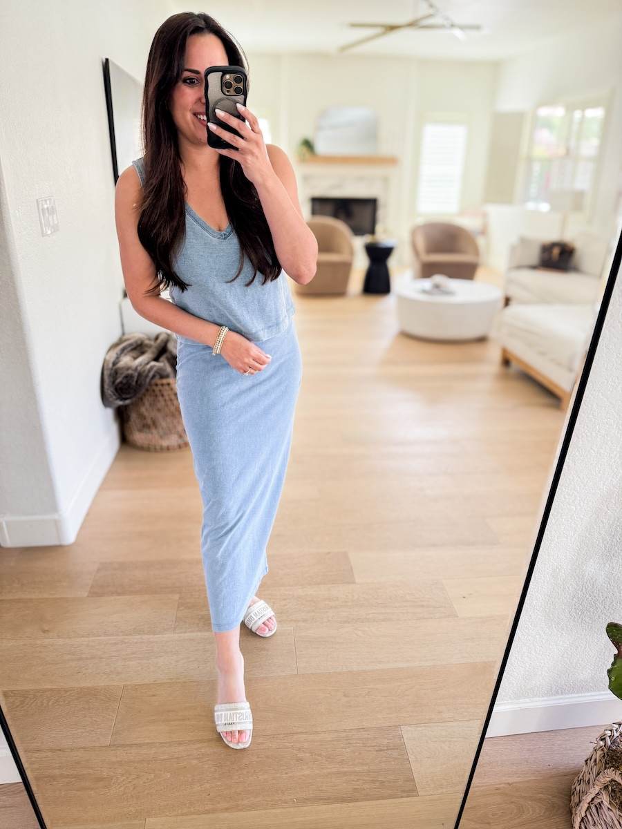 Spring outfit, summer outfit, casual outfit, brunch outfit, matching set, cute and casual, Mother's Day outfit, sandals,  

 #LTKOver40 #LTKFindsUnder100 #LTKStyleTip