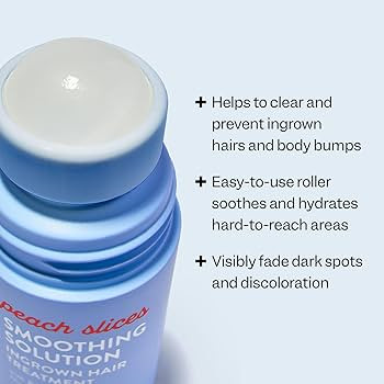 Peach Slices - Smoothing Solution Ingrown Hair Treatment (1.69 oz) - Smooth, Relieve, Soften Skin... | Amazon (US)