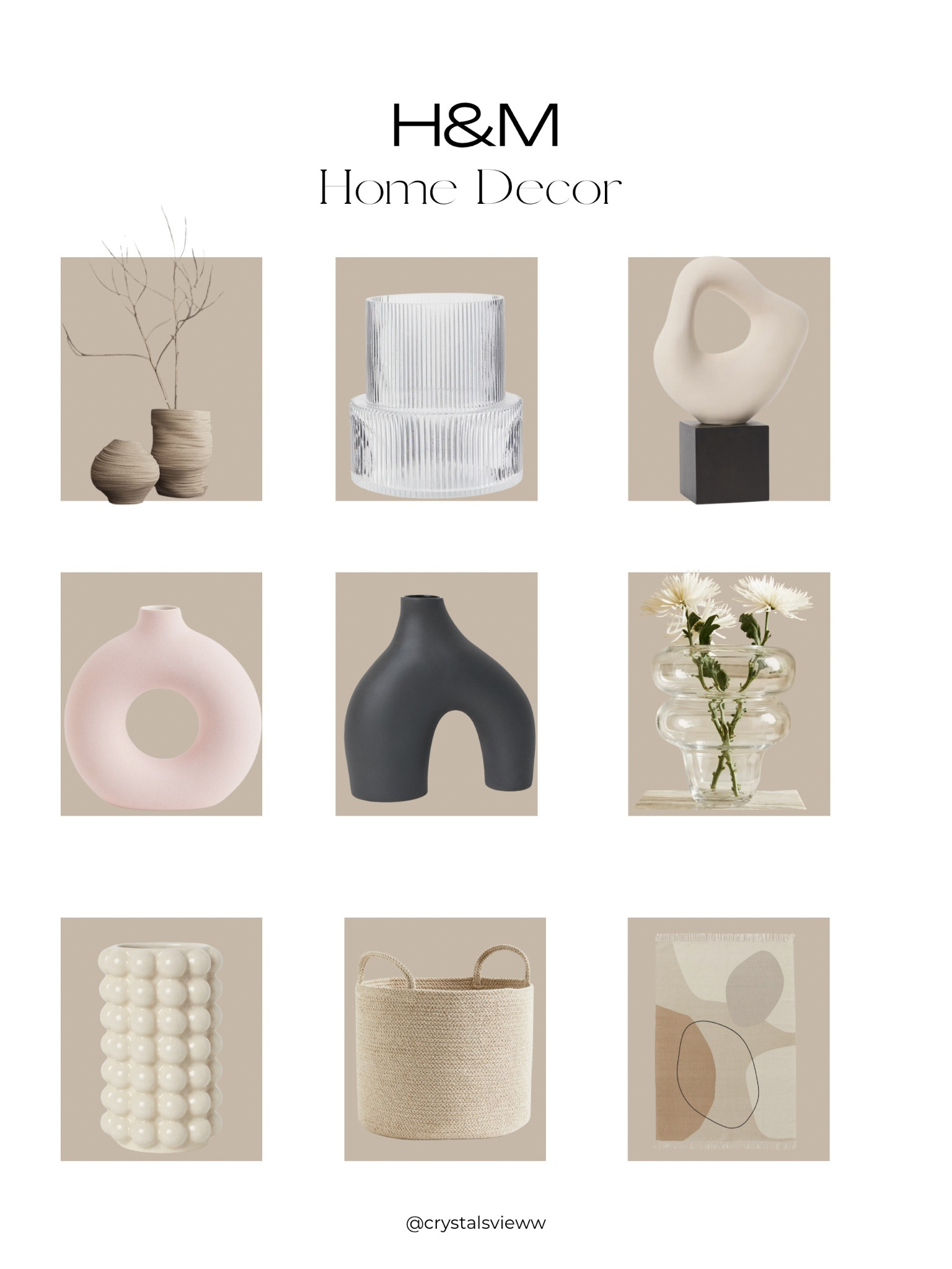 Home decor, home vases, aesthetic decor, living room decor. 🤍

#LTKhome #LTKFind #LTKU
