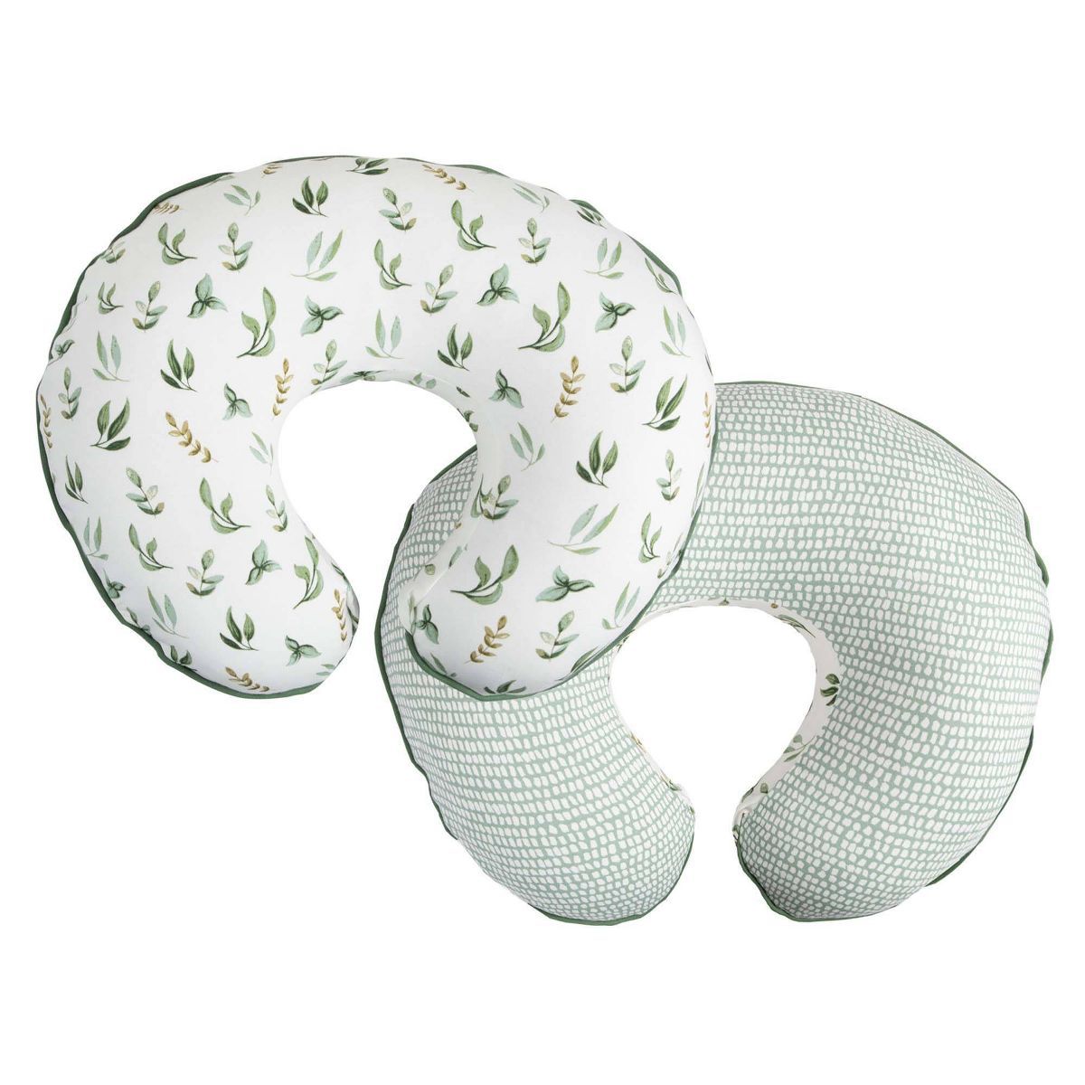 Boppy Organic Nursing Pillow - Green Little Leaves | Target