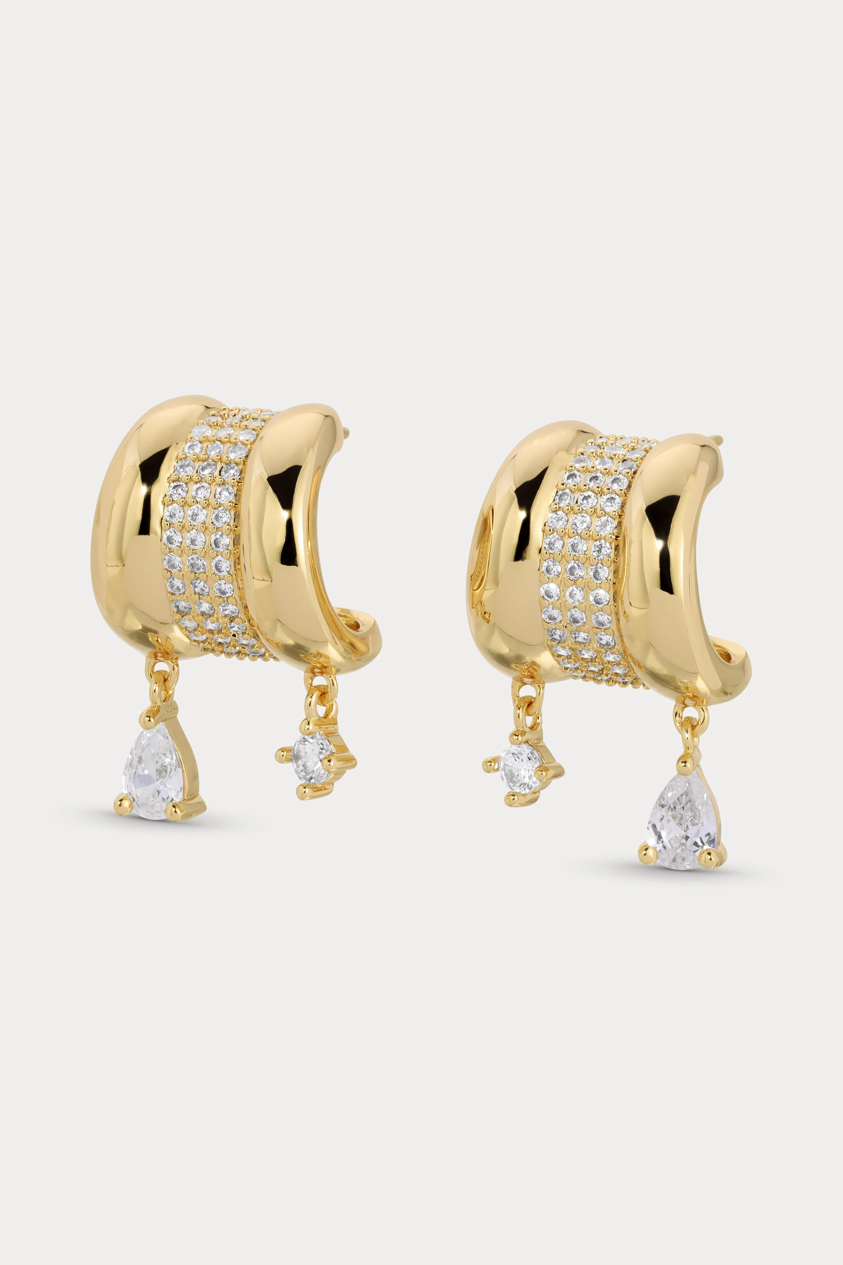 Coco Shield Shaker Earrings | Lili Claspe