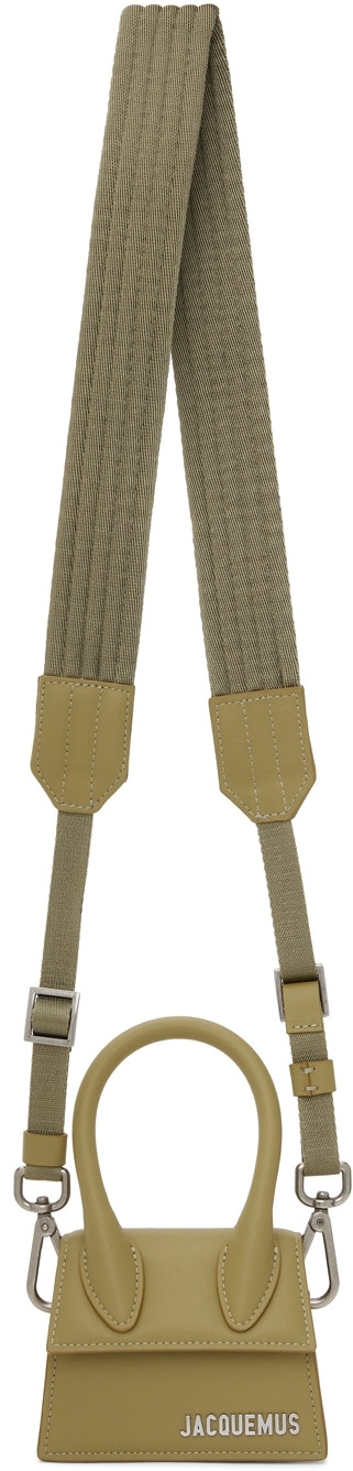 Khaki La Montagne 'Le Chiquito Homme' Messenger Bag | SSENSE