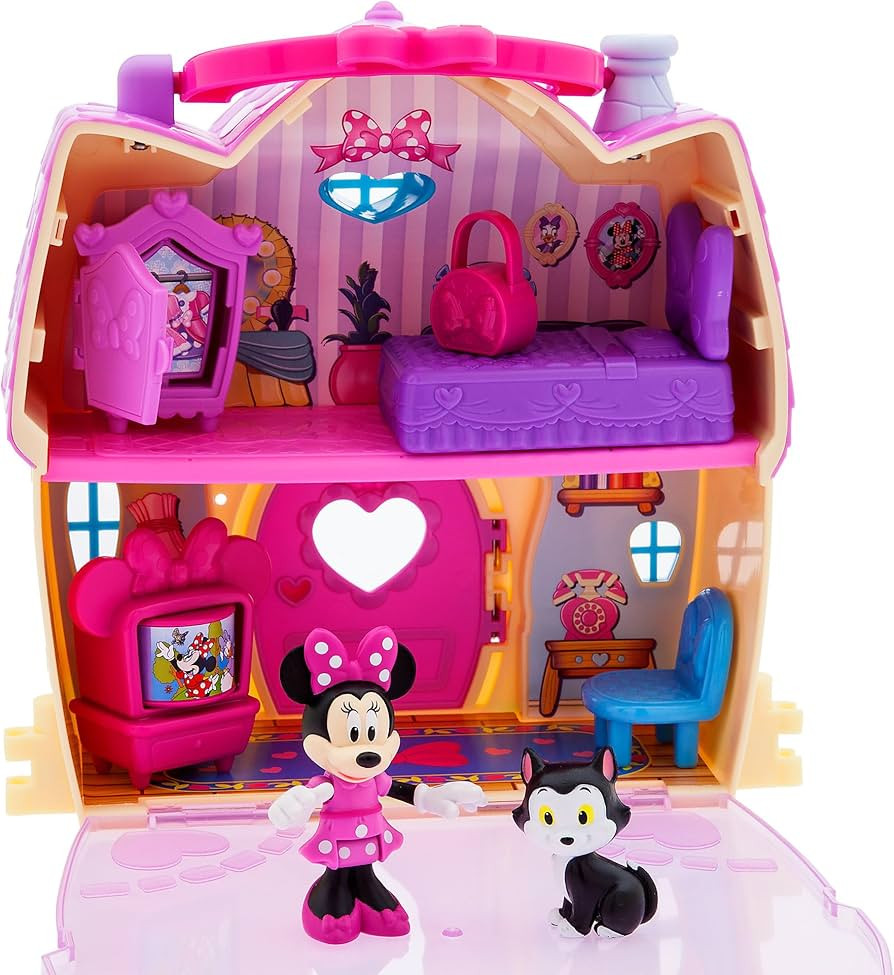 Disney Store Official Minnie Mouse Clubhouse Toys Play Set - Interactive Playhouse Junior Mickey ... | Amazon (US)