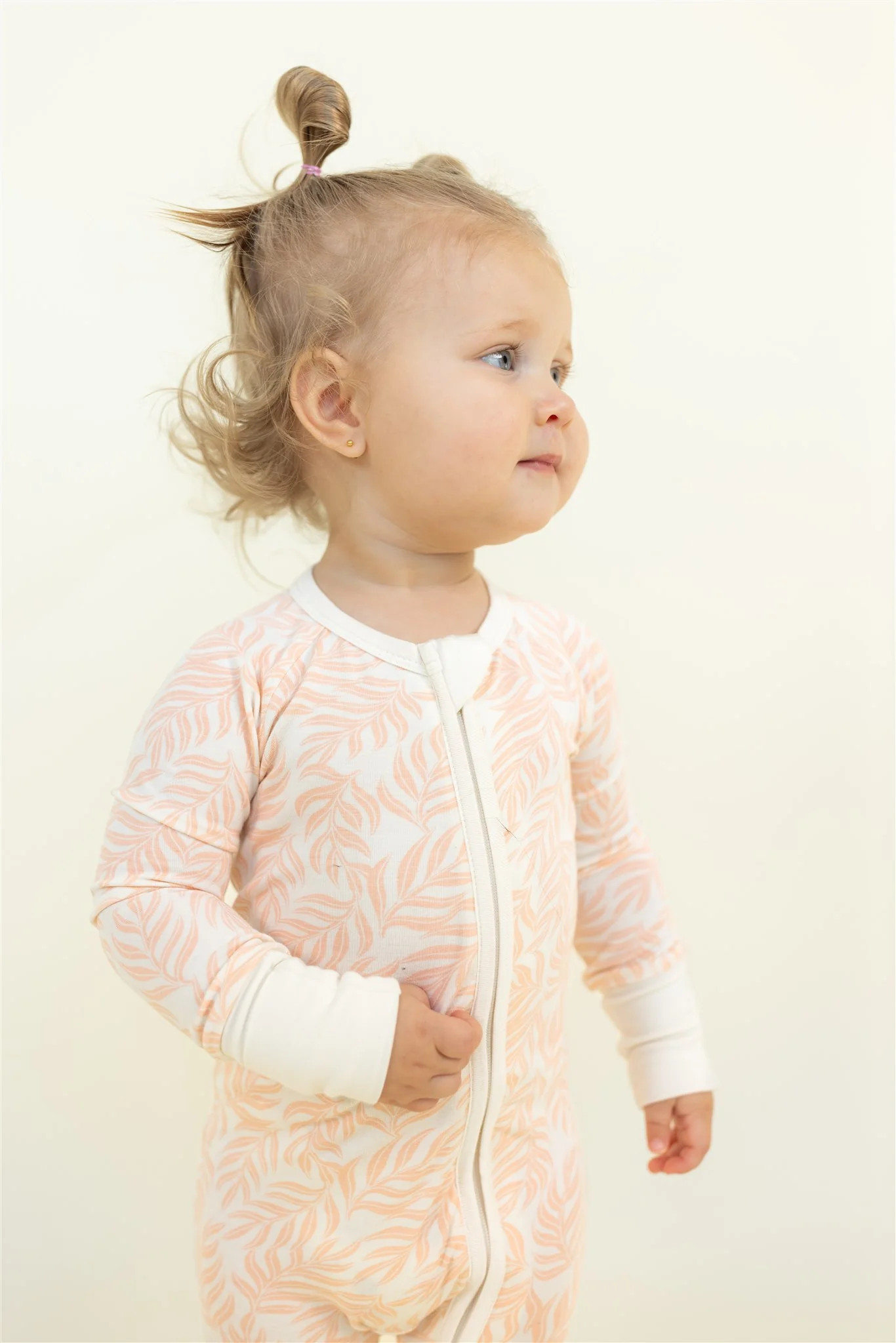 Pink Pastel Palms Zippy | Tiny Jams