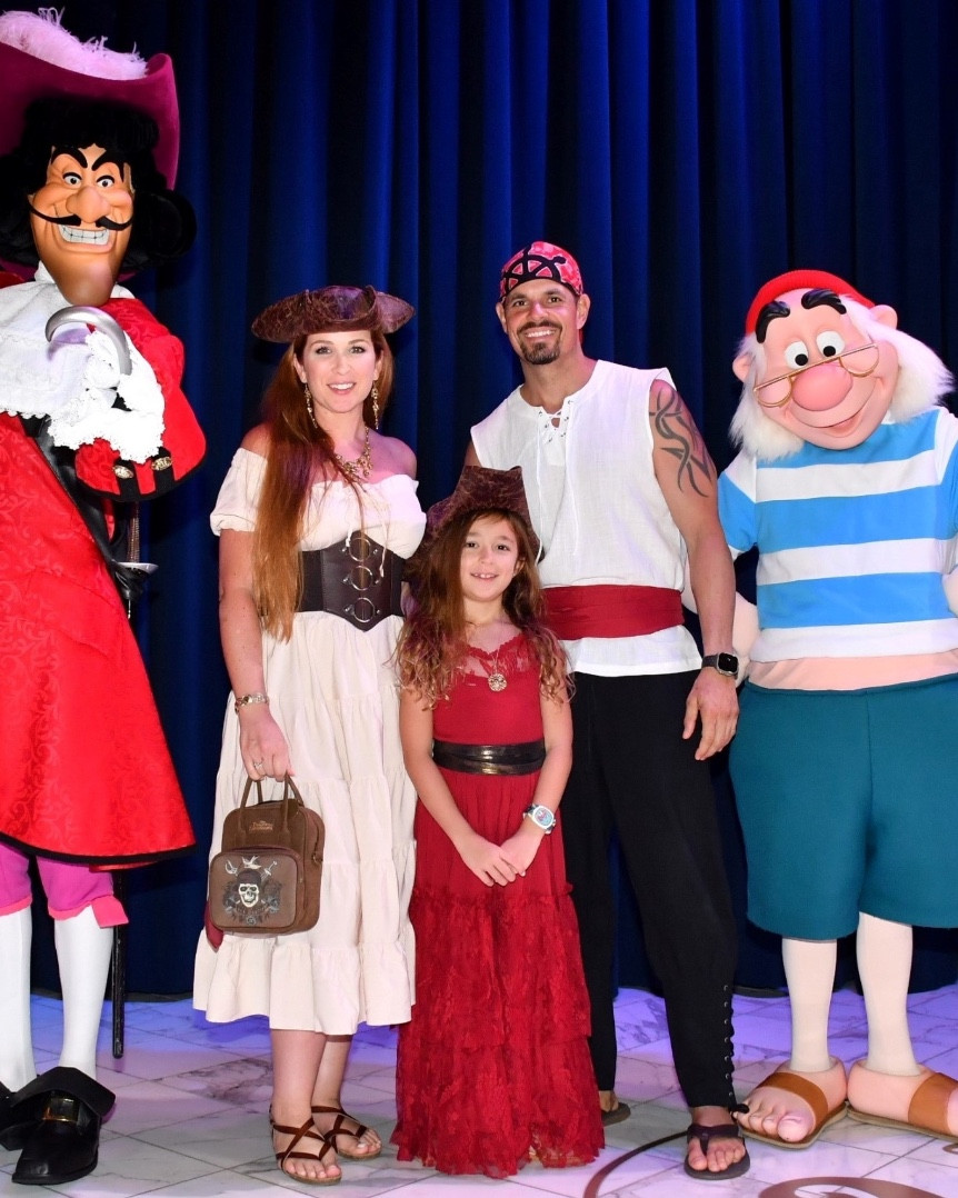 Pirate night on a Disney cruise is so much fun! This one was fairly simple. I found everything on Amazon. The only things not available are the belt my daughter is wearing because it’s my old belt and my husband is wearing the Disney bandana they leave in everyone’s room that night. However his outfit brought a bandana that matches the waist belt  

#LTKSeasonal #LTKTravel #LTKKids
