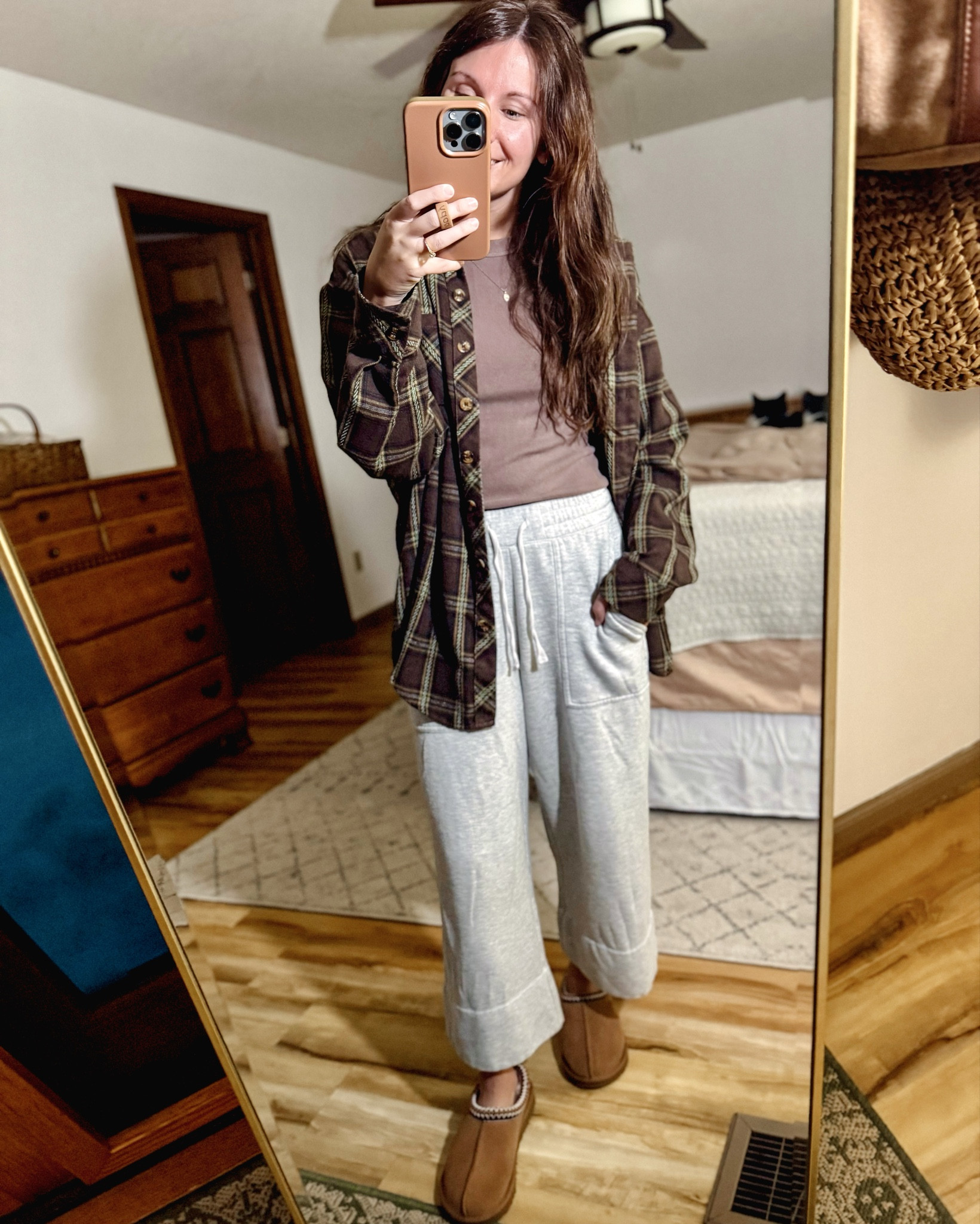 Wearing size small in my tee shirt, small in my flannel and small in my pants. My Ugg Tasmans are size 6

#LTKgrwm #LTKootd #LTKPetite