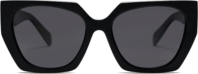 SOJOS Retro Oversized Square Polarized Sunglasses Womens 70s 90s Vintage Big Bold Designer Sunnie... | Amazon (US)