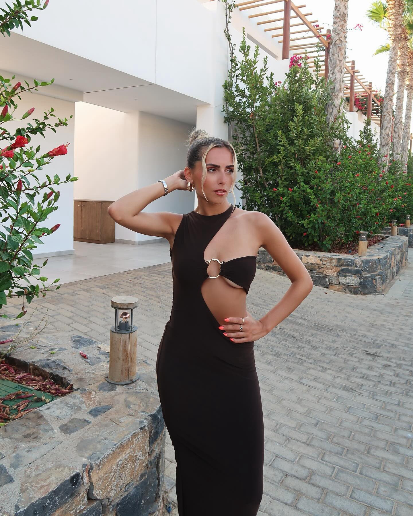 summer nights wearing @egoofficial ✨🤎