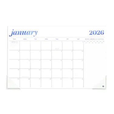 Metallic Monthly Deskpad  | Erin Condren | Erin Condren