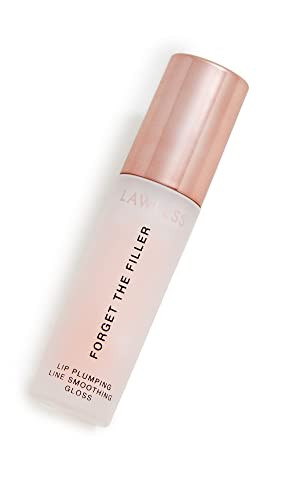 Lawless Women's Forget The Filler Lip Plumper Line Gloss, Rosy Outlook, Pink, 0.11 Fl Oz (Pack of 1) | Amazon (US)