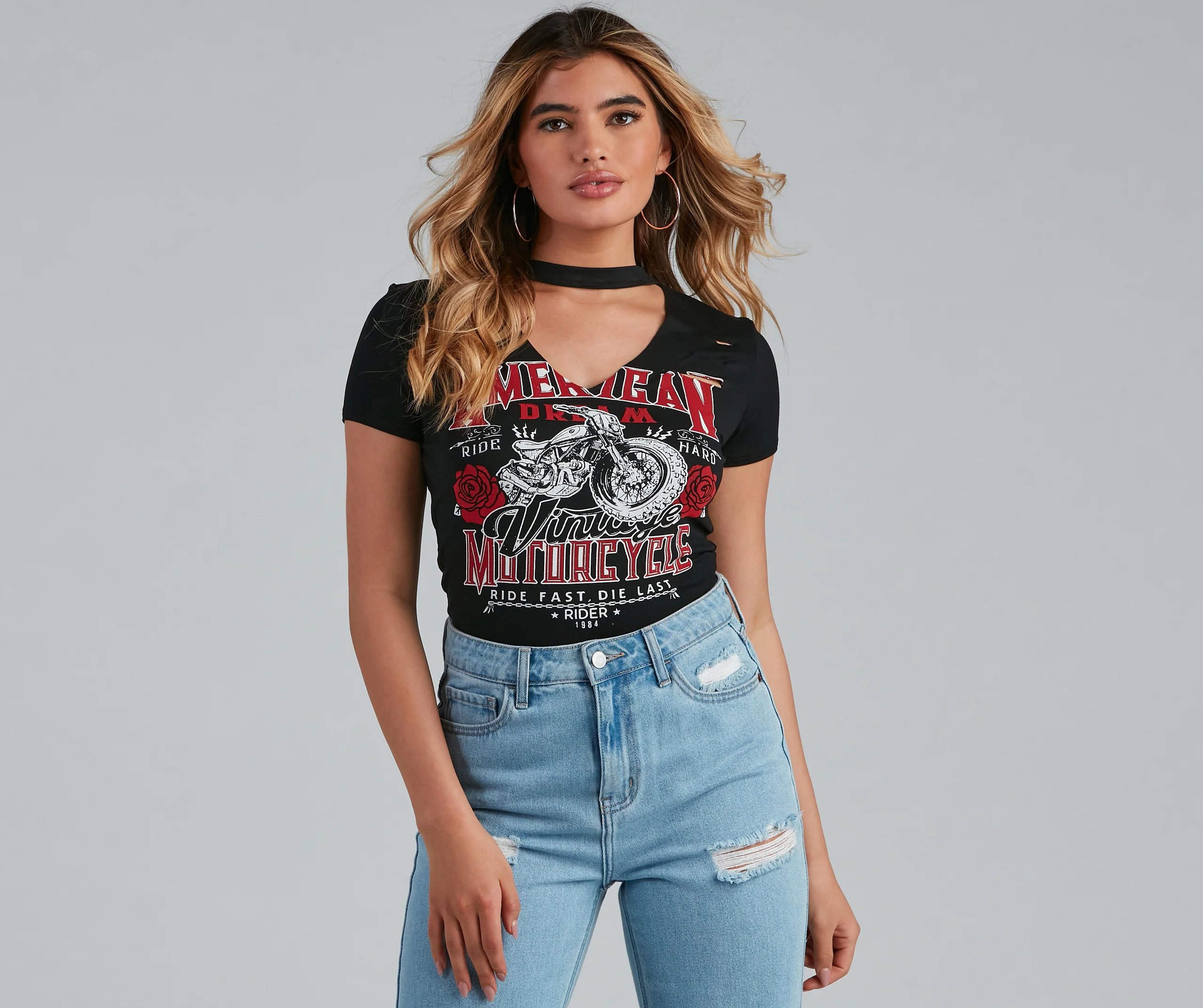 American Dream Choker Graphic Tee | Windsor Stores