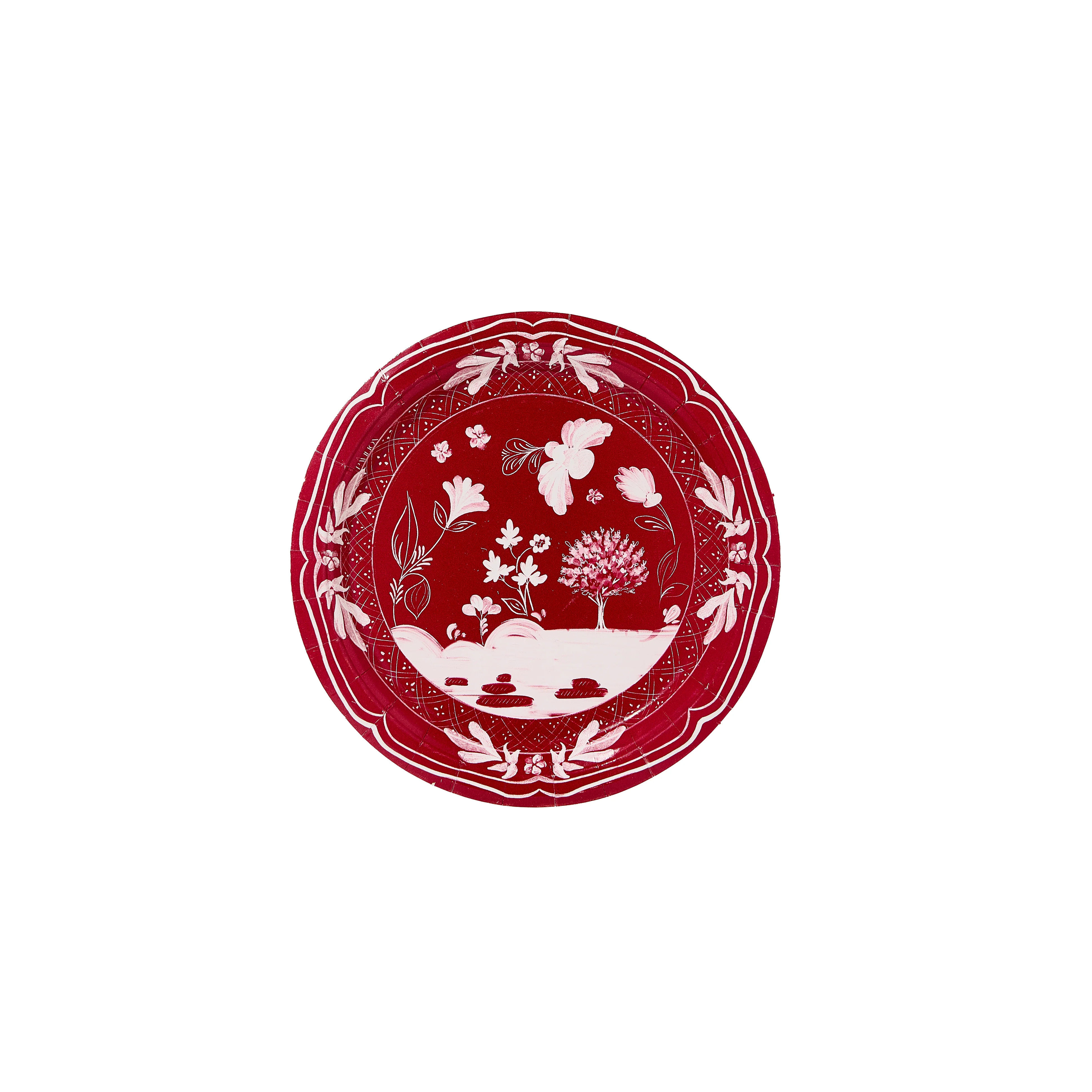 Bobbie's Columbus Ohio Bread and Butter Collegiate Paper Plates - 50 pack | Pavilion Paper