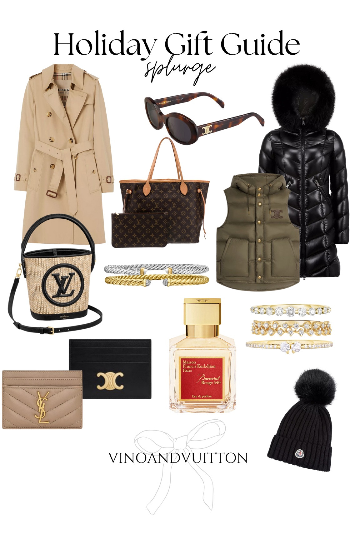 Holiday gift guide- for her, splurge✨🎀


Holiday gift guides
Designer
Moncler
YSL
Louis Vuitton
Baccarat 
Burberry tench coat
David yurman
Luxury gift guide 
Gifts for her
Winter coat
Gift ideas
Christmas shopping
Christmas gifts
Gift guide

#LTKStyleTip #LTKHoliday #LTKGiftGuide