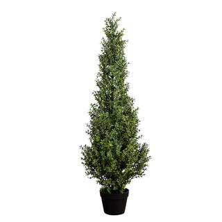 Nearly Natural 4 ft. UV Resistant Artificial Boxwood Topiary Tree (Indoor/Outdoor) T4969 - The Ho... | The Home Depot