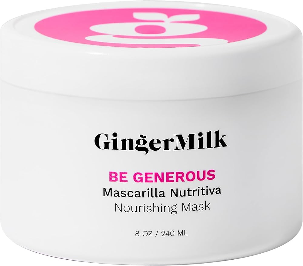 GINGER MILK - Hair Mask, Hair Care, Hair Mask For Damaged Hair, Deep Conditioning Hair Mask, Hair... | Amazon (US)