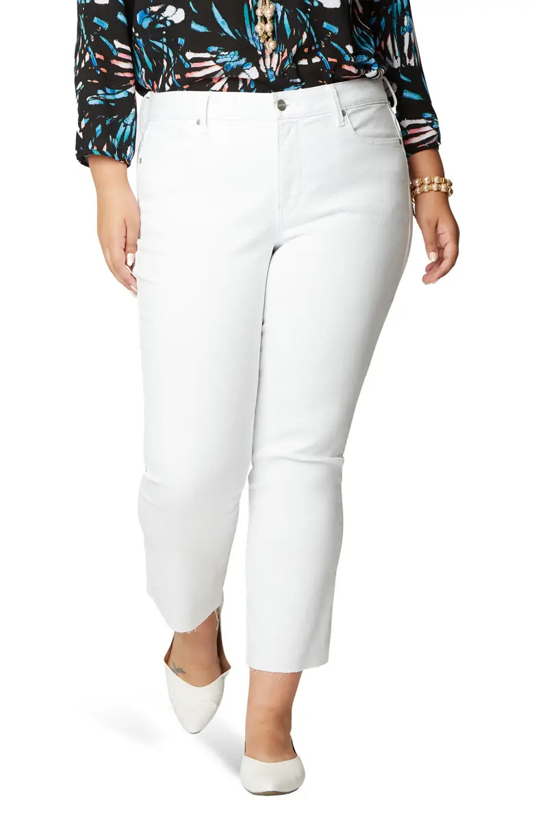 NYDJ Marilyn Raw Ankle Crop Straight Jeans | Nordstromrack | Nordstrom Rack