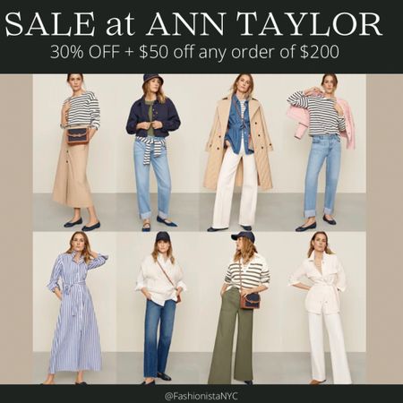 SALE at Ann Taylor!!
Save 30% OFF your total purchases 
Spend $200 and score an additional $50 OFF!!!!! 🎉 
Work Outfit - Date Night - Vacation Outfit - Jeans - Boots - WorkWear 
Easter Outfit - Travel - Dress 

Follow my shop @fashionistanyc on the @shop.LTK app to shop this post and get my exclusive app-only content! Ring my Bell 🔔 to get Sale Notifications!!

#liketkit #LTKfindsunder50 #LTKsalealert #LTKfamily #LTKstyletip #LTKworkwear #LTKSeasonal
@shop.ltk
https://liketk.it/4zg5e
